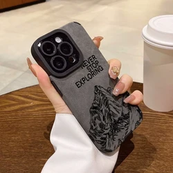 Fashionable Never Stop Exploring Phone Case Cover - iPhone 15 Plus (C)