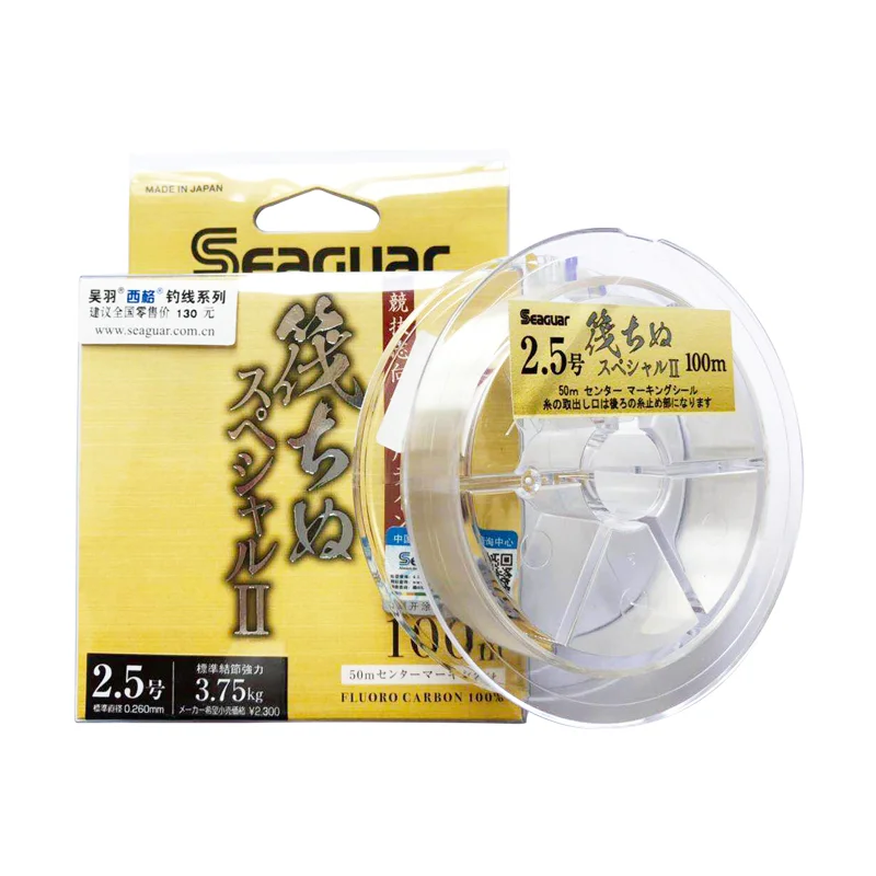 SEAGUAR TATSU Fishing Line 6 8 10 12 15LB 183M Fluorocarbon Carbon