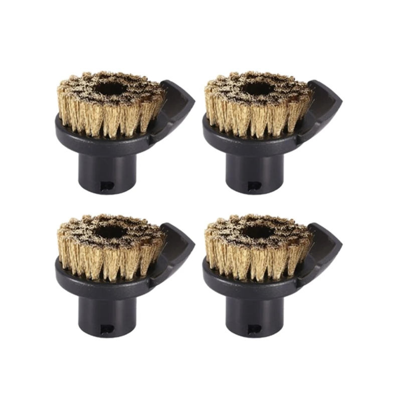 

HOT SALE 4Pcs Steam Cleaner Brush Copper Brush With Scraper Attachment For KARCHER SC2/SC3/SC4/SC5/SC6 Steam Cleaner