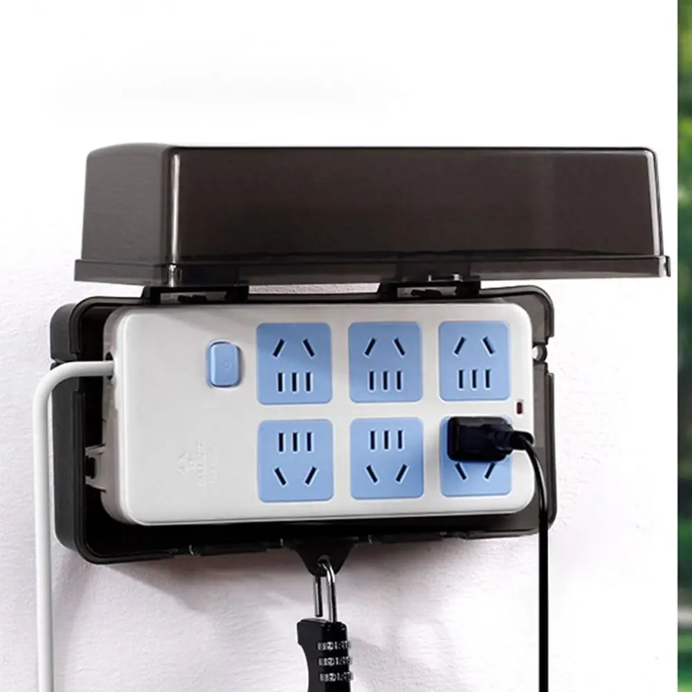 Plastic Cable Management Box Rain-Proof Weather Proof for Outlet Plug Socket