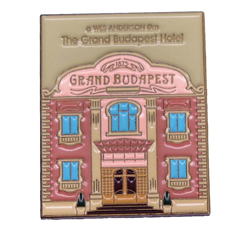 

A2655 The Grand Budapest Hotel Movie Brooches for Clothing Enamel Pins Badges Lapel Pins for Backpack Jewelry Decorations