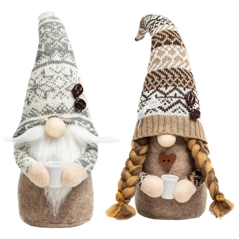 

Кофе-бары ручной работы Безликие гномы Орнамент Настольные гномы Праздничный декор K92A