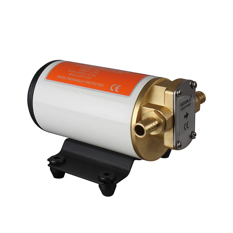 

Шестеренчатый насос Seaflo 12 В, 24 В постоянного тока, насос высокого давления 12LPMamps, Максимальный подъем 3 м, используется для дизельного масла/смазки/вязких жидкостей, подъем