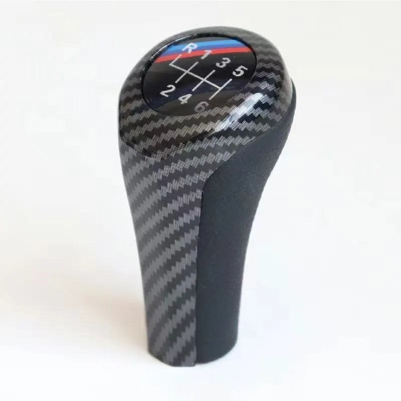 BMW 1 3 5 6 시리즈 E30 E32 E34 E36 E38 E39 E46 E53 E60 E63 E83 E84 E90 E91에 적합한 5단 6단 가죽 기어 스틱 변속 노브