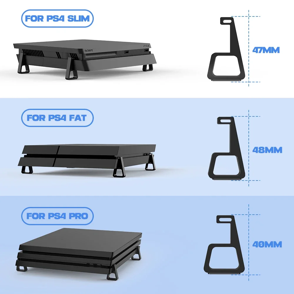 Cooling Holder Stand For PS4 Anti-Slip Base
