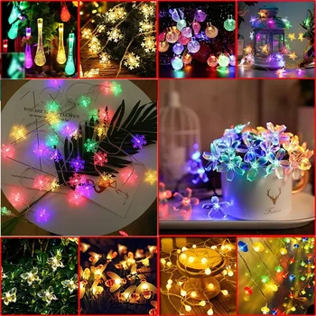 크리스마스 데이 안뜰 장식 조명, LED 조명 스트링, 야외 캠핑 텐트 분위기, 스타 라이트, 5 포인트 스타