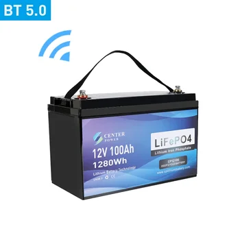 Best Seller US Germany UK Canada 12 V Deep Cycle Solar RV Caravan Marine 12 Volt Lithium Ion Batteries 12V 100ah LiFePO4 Battery