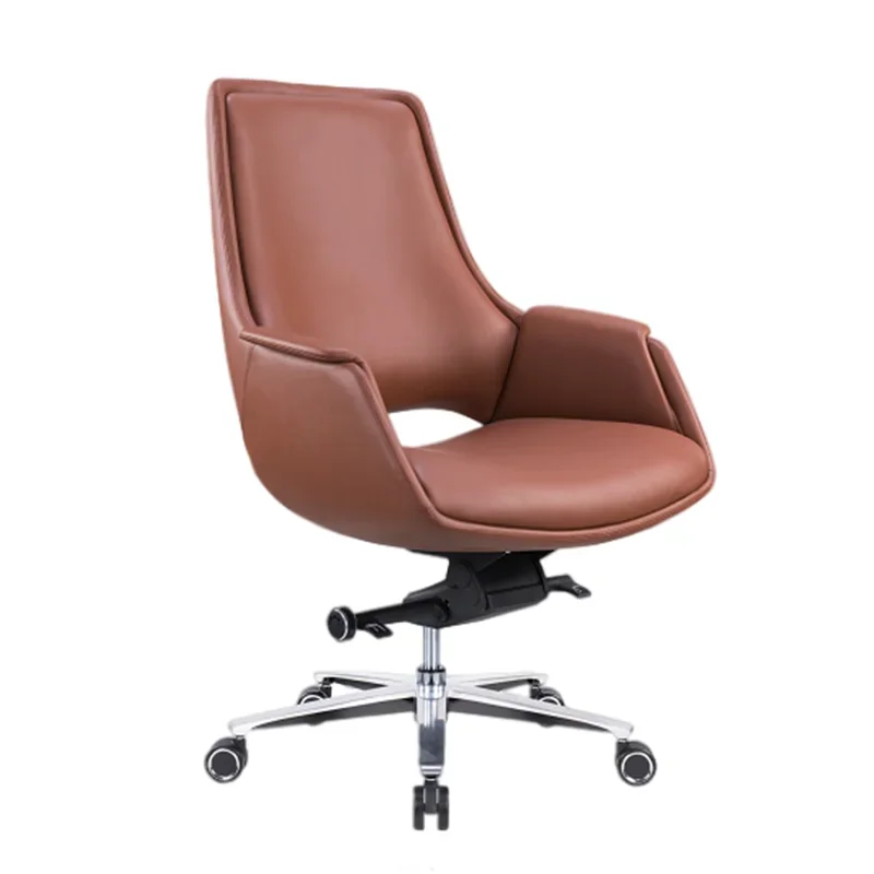 

New Luxury Modern Furniture Genuine Leather High Back Boss Chairs Conference Executive Manager Ergonomic Office Chair