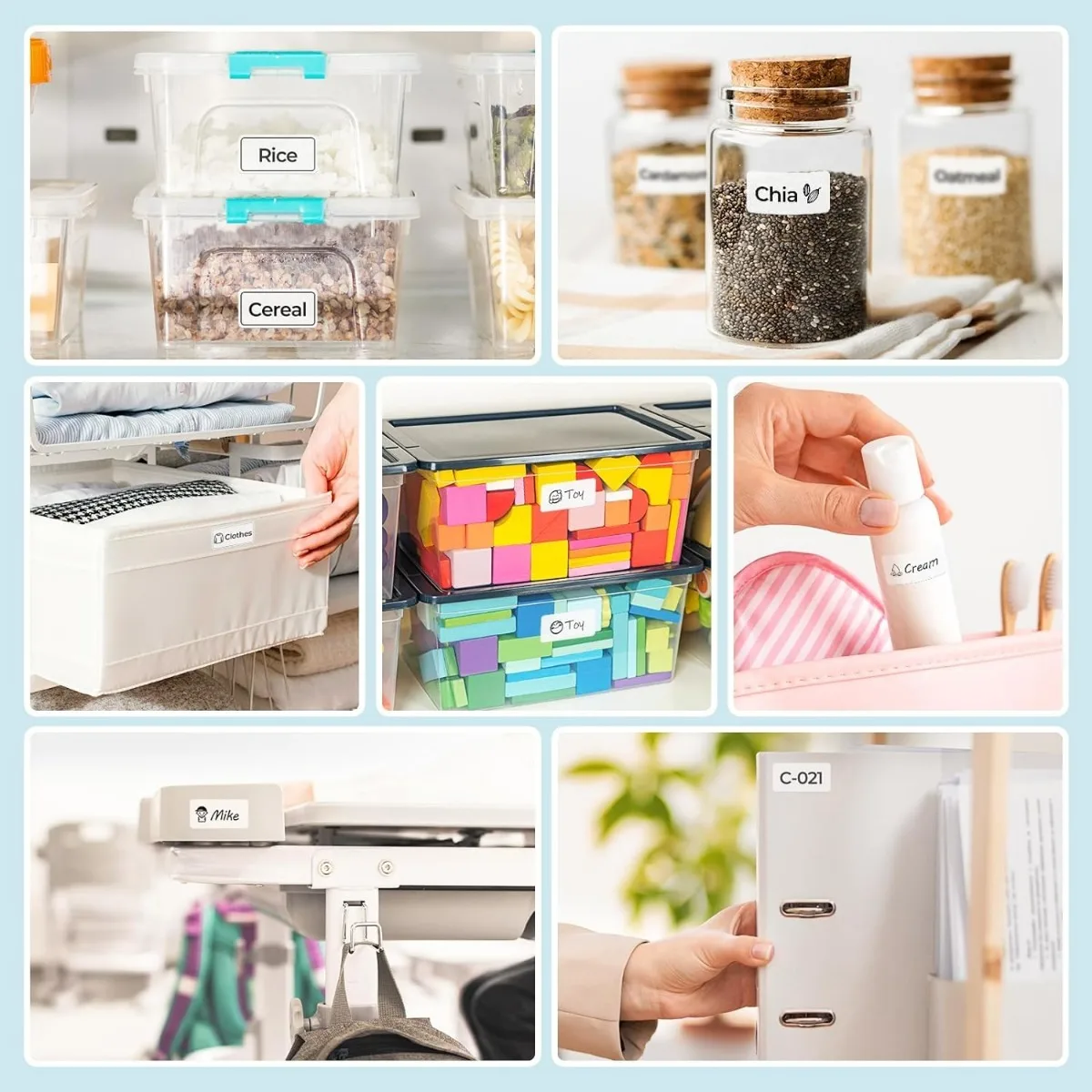 Label Tapes for Phomemo D30 Label Maker,15mmx30mm Self-Adhesive Label Tape Thermal Sticker Roll for Home Office School Supplies