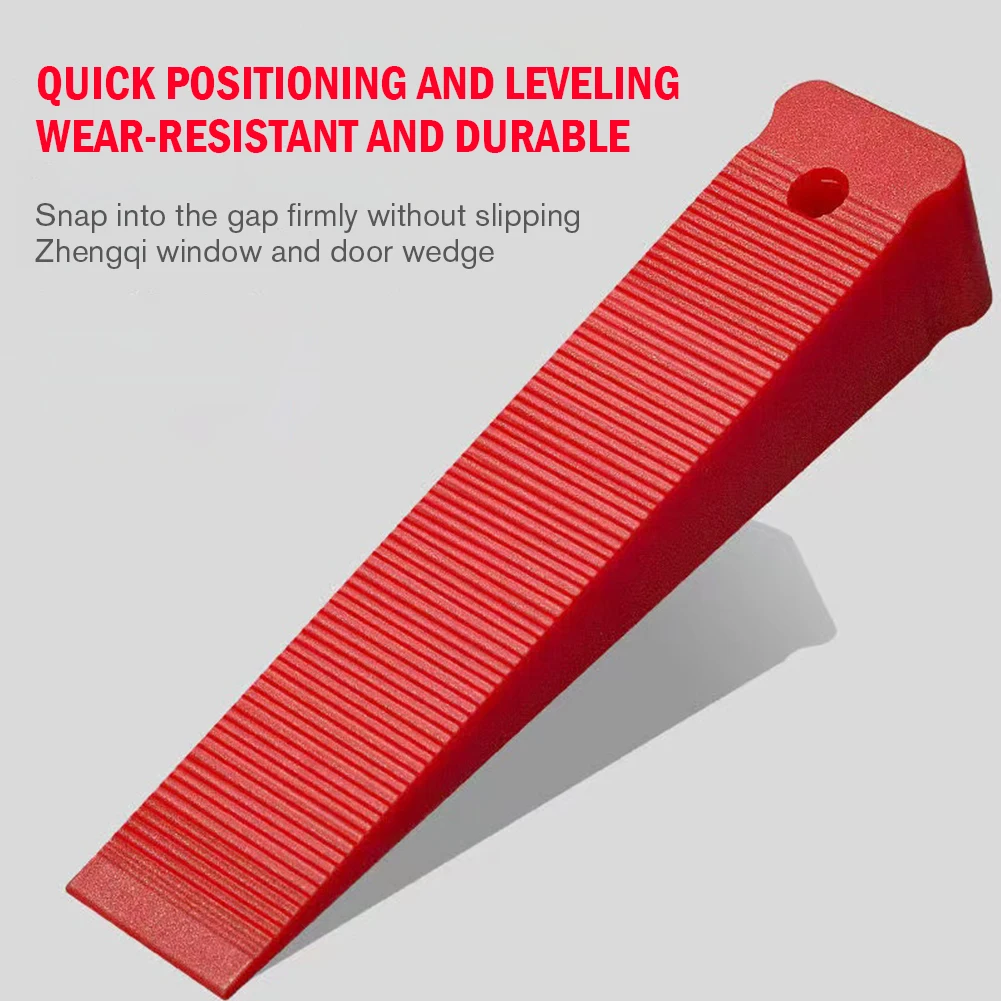 6pcs Locator Spacer Plastic Wedge Set Leveling Position Wedges Shims Wedges Installation Leveler Door Window Installation Tool tile spacers tile leveling clips tile leveling tools
