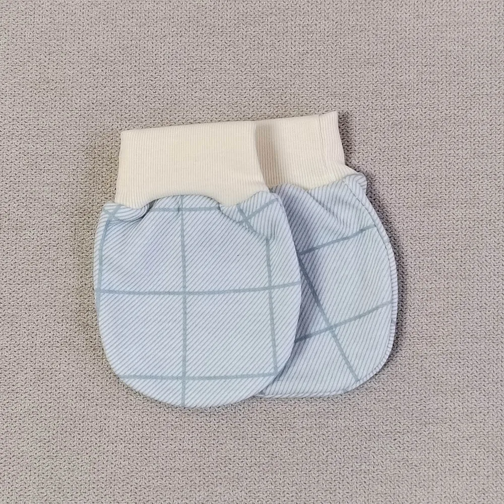5 Pairs Baby Mittens Newborn No Scratch Mittens For Baby Set Cotton 0-3 Months Baby Gloves For Boy Girl Random Delivery 3