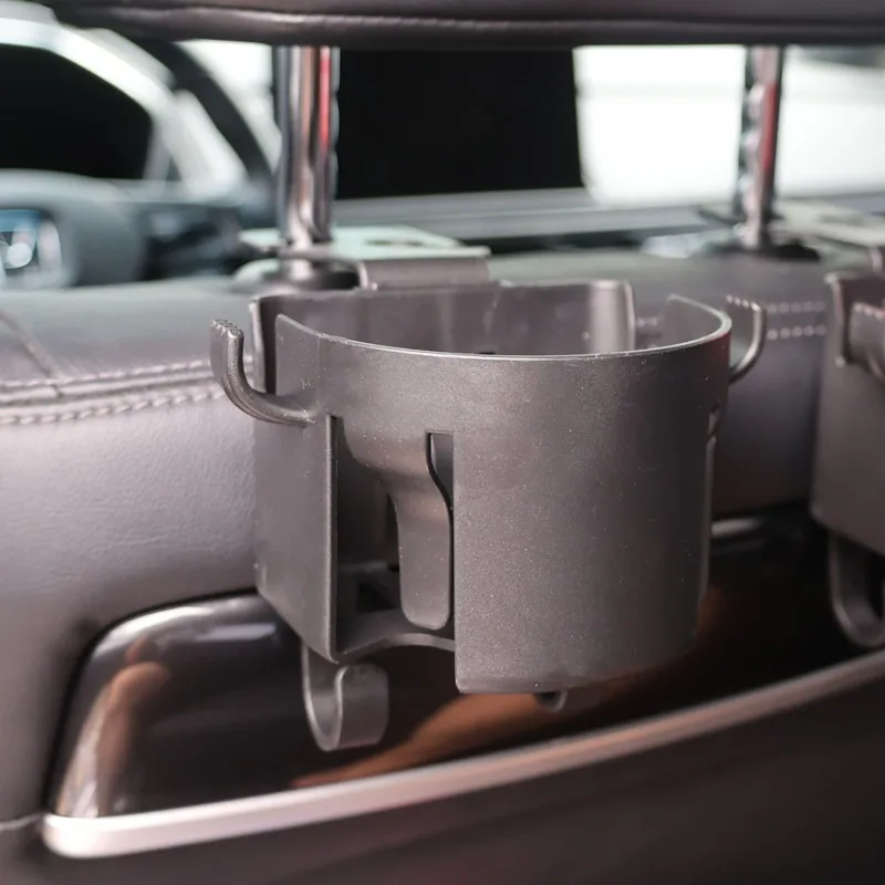 Multifunctional Car Seat Hook Organizer Headrest Hook with Cup Holder for Purse Bag Phone Back Seat Gap Filler Car Accessories