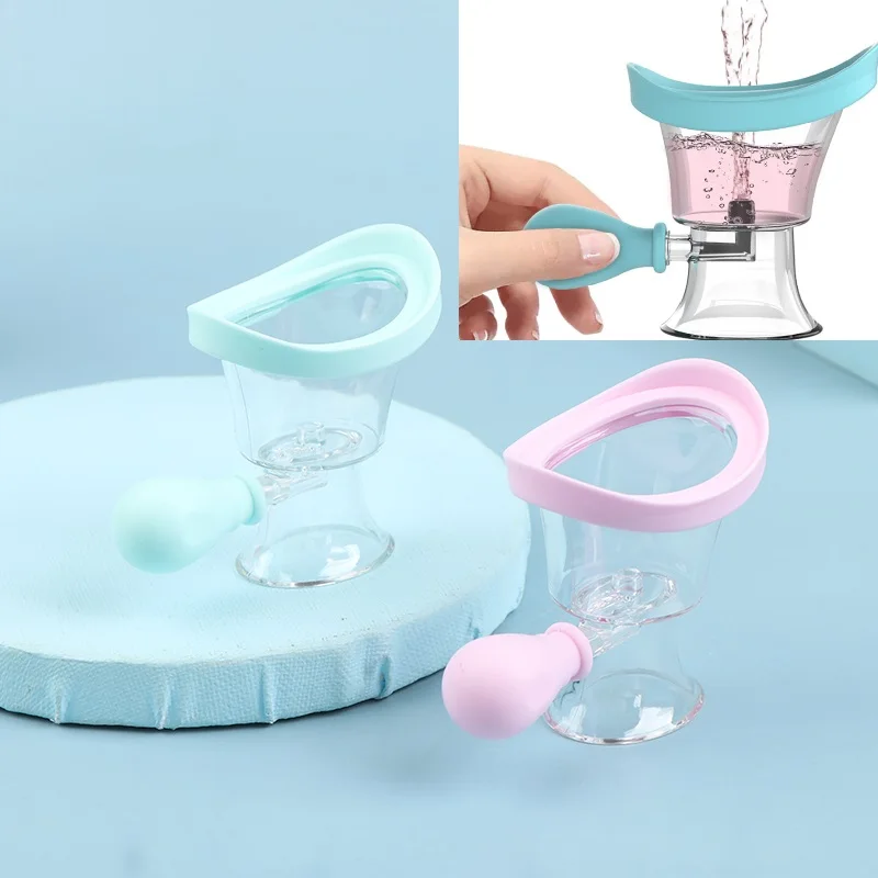 Silicone Eye Wash Cups Squeezable Eyes Cleaner Flushing Rinse Cups Bath
