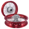 1.85 -12inch Front and Rear aluminum A Style Disc Plate Wheel Rims Hub For CRF50 APOLLO 110 Kayo Dirt Pit Bike