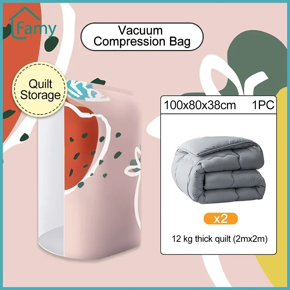Household Vacuum Air Compression Storage Bags Quilts Packaging