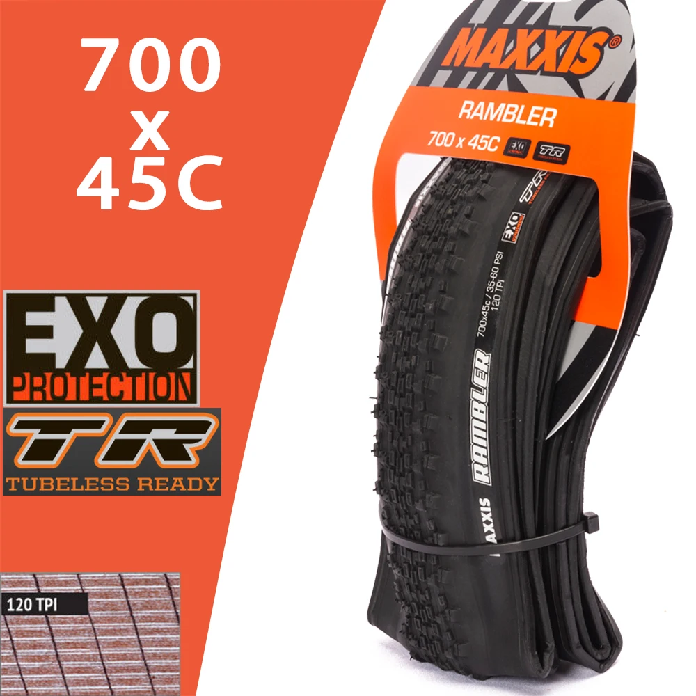 Maxxisランブラー折りたたみ道路自転車タイヤ650x47B 700x3 8/40/45