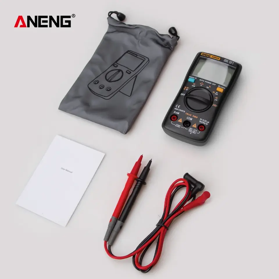 ANENG AN8008/AN8009 Mini Digital Multimeter Rm 409b Double Fuse Auto-range Medidor EléctricoTrue-RMS Transistor Capacitor Teste image 13