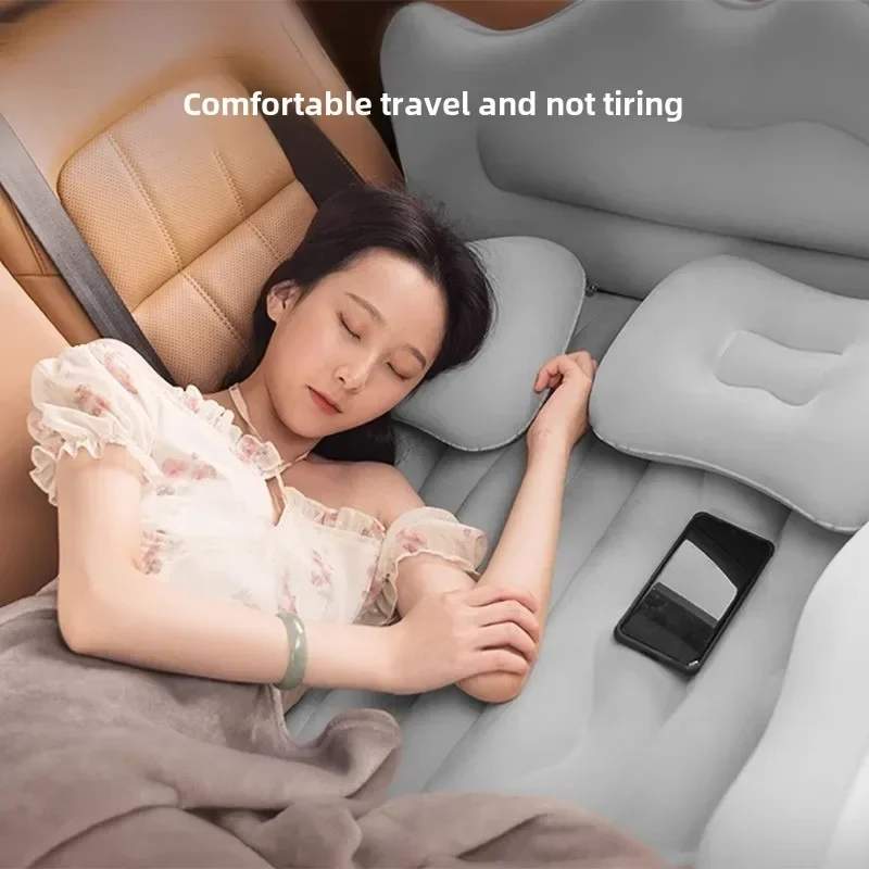 Inflatable Bed Car Rear Seat Sleeping Mat Small SUV Rear Seat Travel Air Cushion Bed Inflatable Sleeping Artifact