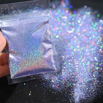 Rainbow Holographic Nail Glitter 1