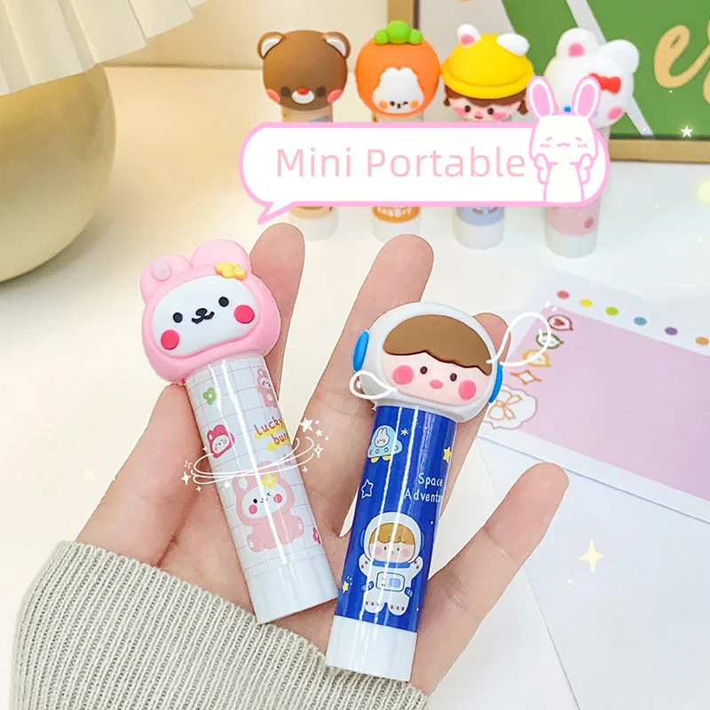 Cheap 1pc Cute Glue Sticks Lovely Cartoon Bear Bunny School Glue for DIY  Paste Non-sticky Sticker Student Kawaii School Supplies