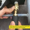 Pressure Washer Quick Connect Kit M22 14mm to 3/8 Hose Quick Connect Fitting Adapter for Power Washer Gun Hose Pump 5000 PSI 6