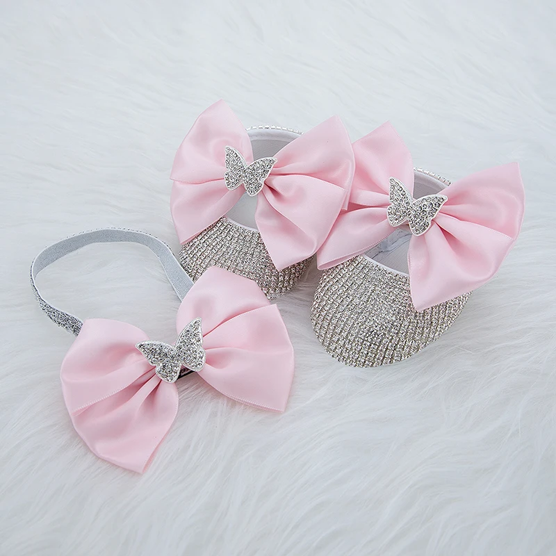 

MIYOCAR bling lovely butterfly purple bling baby girl first walker Newborn Infant shoes perfect new born gift SPC