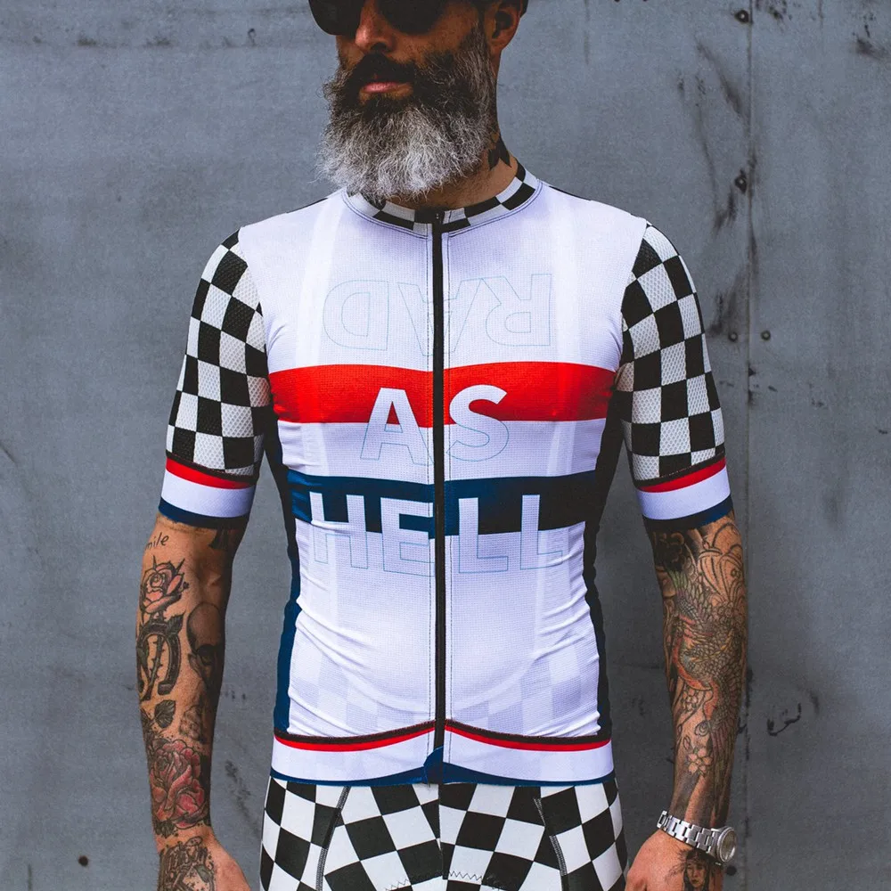 Love The Pain Men's Summer Cycling Jersey Short Sleeve Bike Shirts