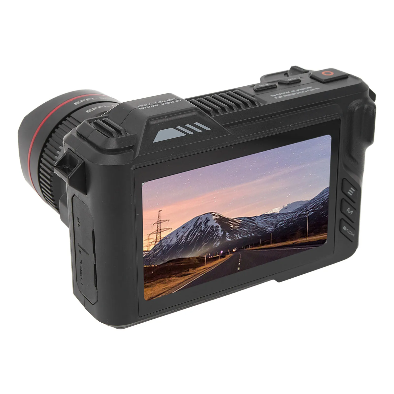 デジタルvloggingカメラ,4インチ画面,5k,50mp,wifi,50xデジタルズーム