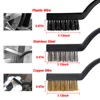 Car Detailing Brush Set The Ultimate Auto Cleaning Kit for Vents Gaps Maintenance Car Air Outlet Detail Clearance Brush 5