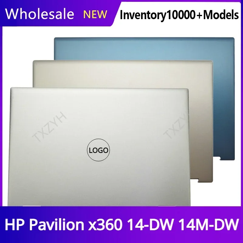 

New For HP Pavilion x360 14-DW 14M-DW Laptop LCD back cover Front Bezel Hinges Palmrest Bottom Case A B C D Shell