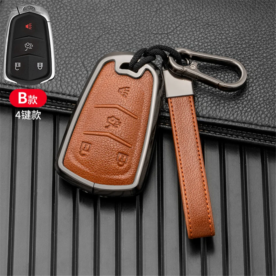 Custodia per chiave auto per Cadillac ESV Escalade CTS XTS SRX ATS 2015 2016 2017 2018 CT5 XT5 XT6 accessori - S34fb9833f98d4ebe9468dc56718f95dbS