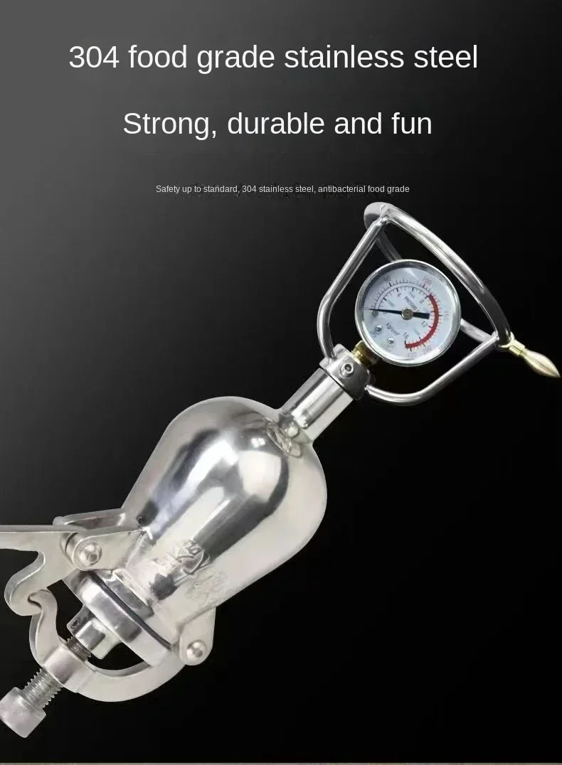 Description Picture 3 of item300ML 360ML 500ML Hand Popcorn Machine Open Firing Popcorn Puffing Machine Stainless Steel Mini Popper Manual Popcorn Maker