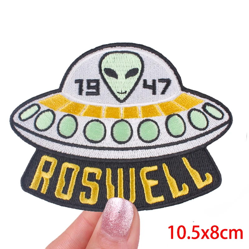 Raum Patch Planeten Eisen Auf Patches Für Kleidung Wale Gestickte Patches Auf Jacken Kleidung Nähen Patches DIY Aufkleber Abzeichen – Detail 39