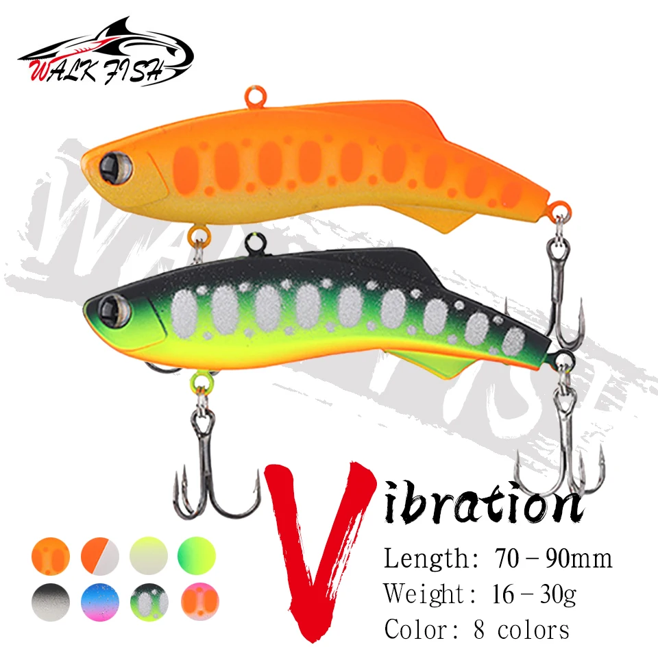 WALK Fish 1PCS VIB Lure Wobbler 16g 23g 30g Rattlins Sinking