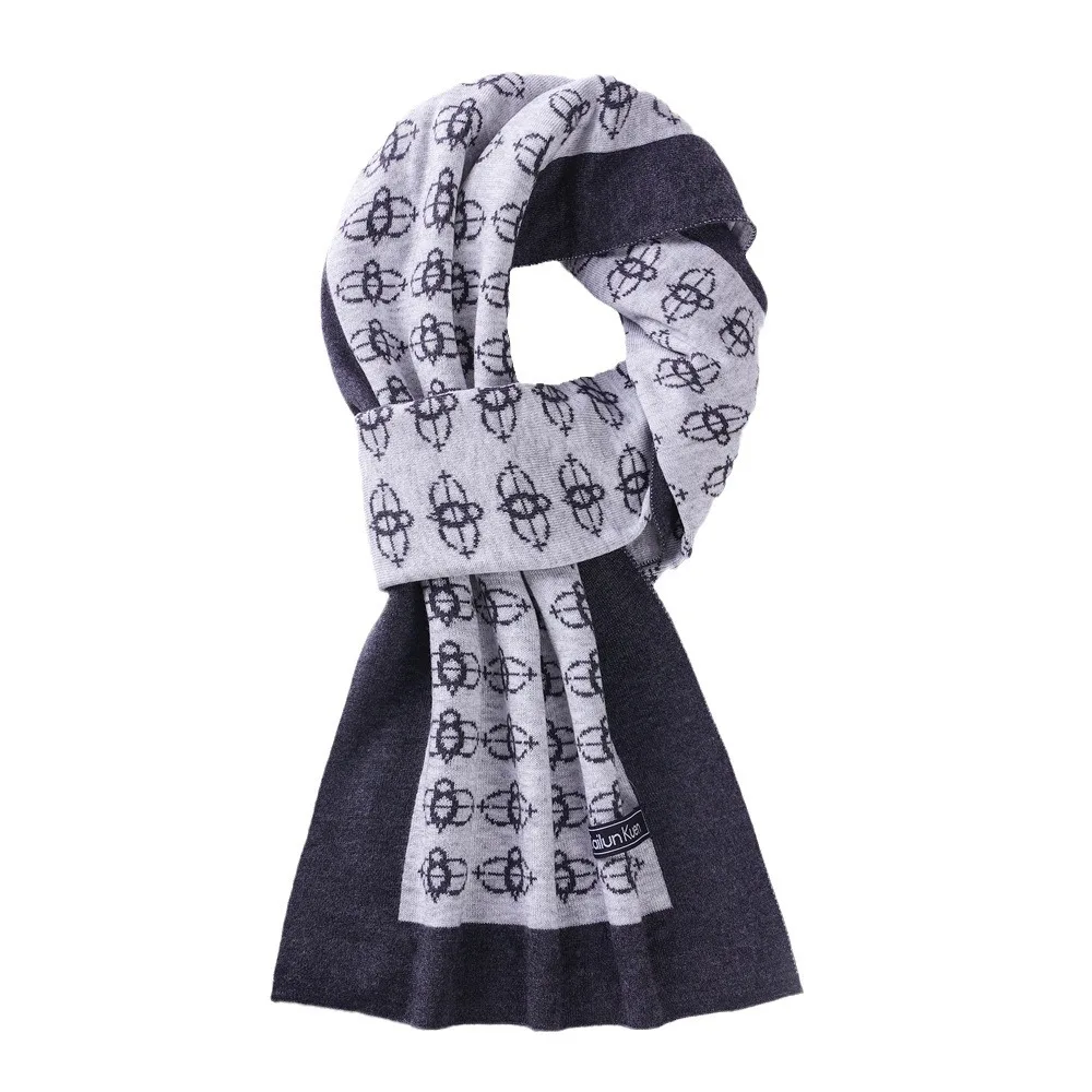 European Version Wool Scarf Men Women Soft Warm Winter Autumn Korean Version Fashion Business Versatile Muffler Thermal Male