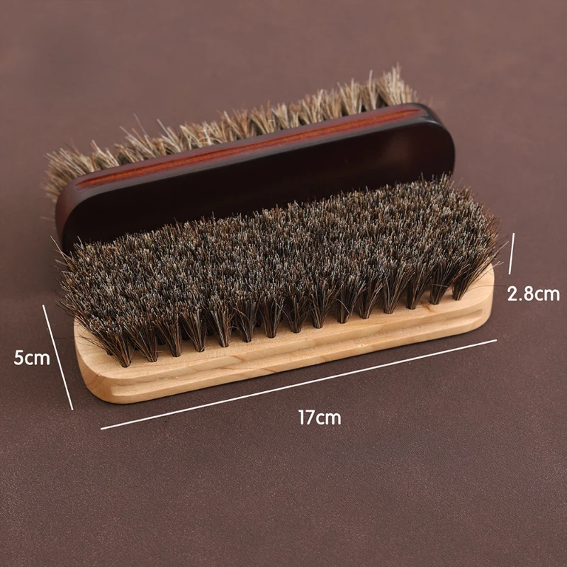 Horse Hair Cleaning Brush Big Size Car Interior Leather Tire Shoes Bag  Sofacleaning Tool Bristle Polishing Soft Brush - AliExpress