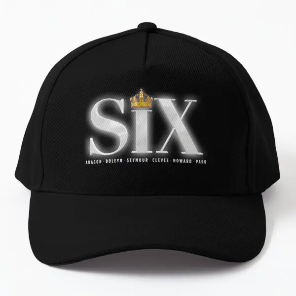 

Six The Musical Logo Baseball Cap Hat Bonnet Black Hip Hop Spring Casual Sport Sun Printed Casquette Boys Snapback Women