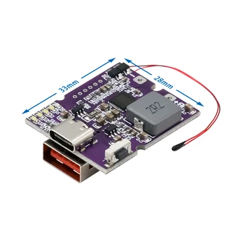 Circuito del modulo di alimentazione mobile a ricarica rapida bidirezionale Power Bank da 22,5 W con supporto USB digitale/illuminato di tipo C PD/QC3.0 2.0