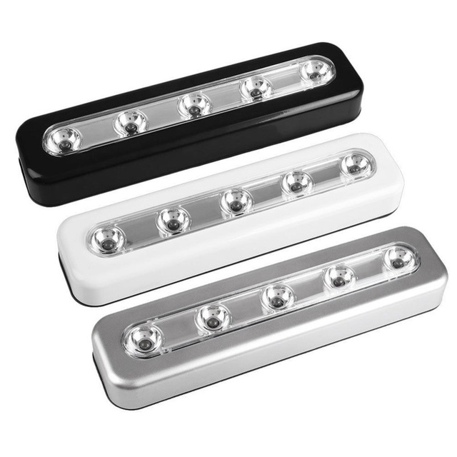 Wall Light Wireless LED Bright Night Lights Under Cabinet Wardrobe Drawer Closet Kitchen Push Touch Lamp On Battery Powered