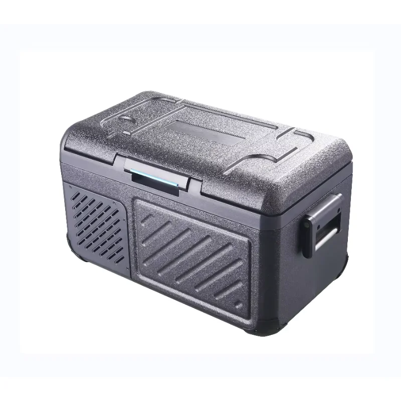 Hot selling Factory direct sale PP+HDPE material 110L mini 220v 12v portable compressor car refrigerator