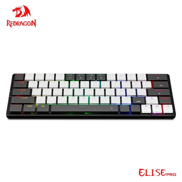 TECLADO MECÂNICO GAMER ASHE RGB PRETO - Redragon Store