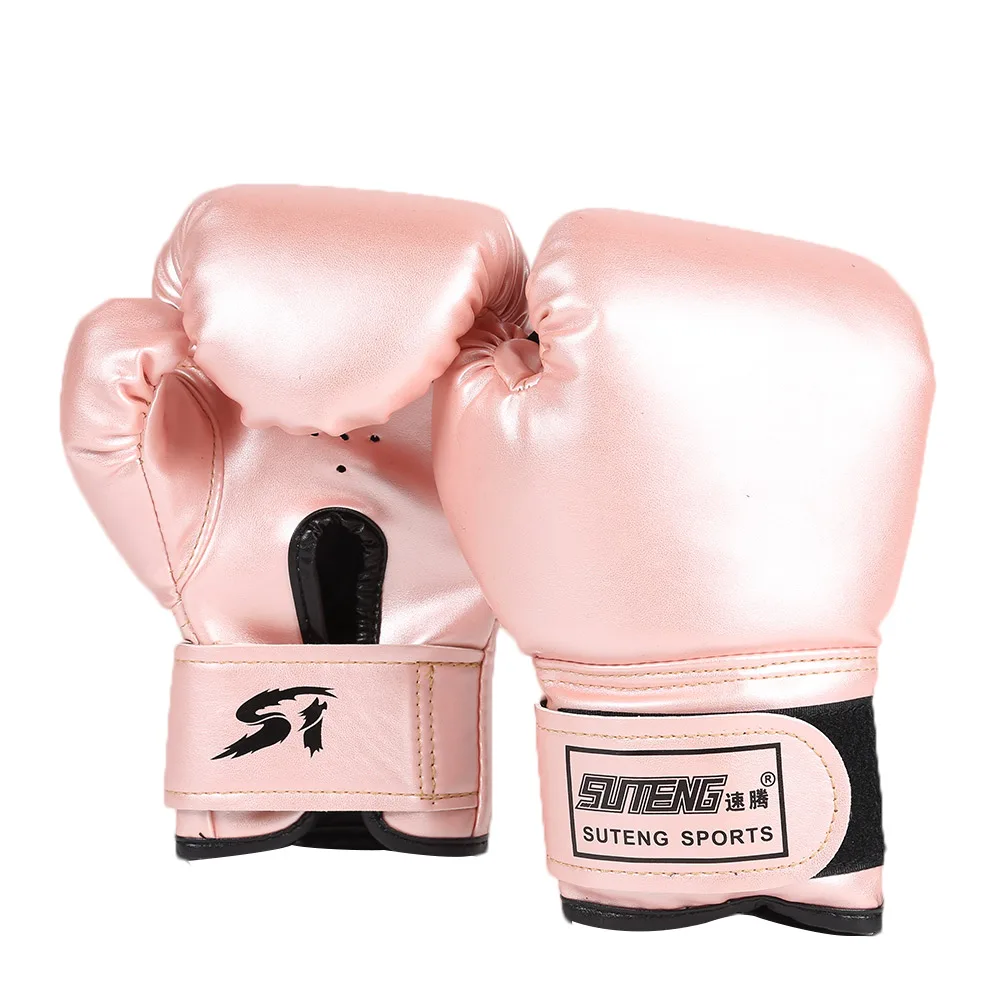 Kids Boxing Gloves PU Leather Kickboxing Mitts for Boys Girls
