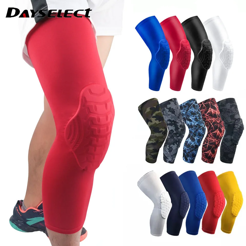 1PcsBreathableSportsFootballBasketballKneePadsSnakePhosphorus