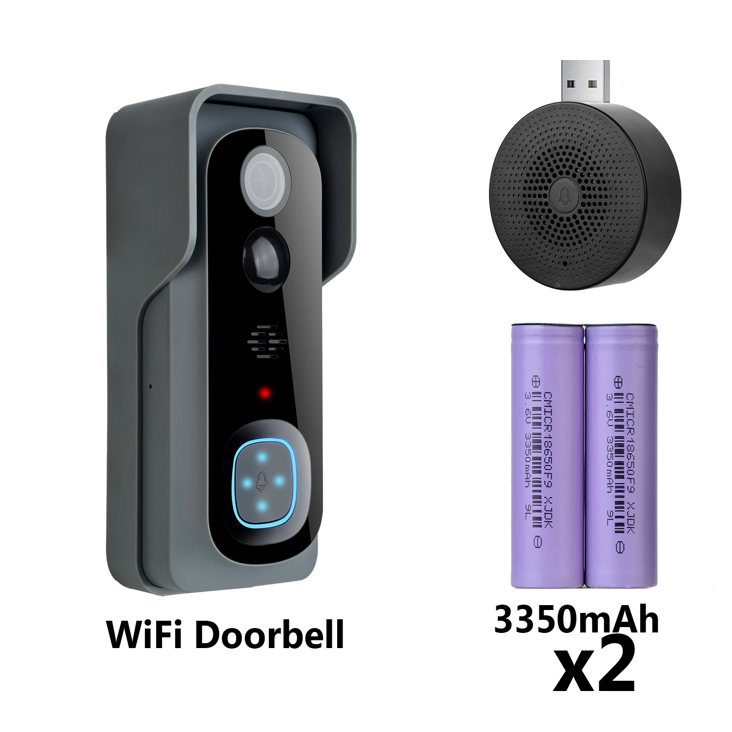 Tuya sistema de controle de acesso inteligente intercom campainha da porta câmera de segurança em casa áudio bidirecional vídeo wi-fi campainha