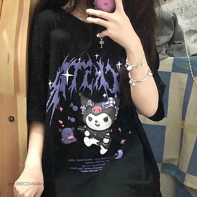 Streetwear Aesthetic Clothing  Aesthetic Shirt Y2k Harajuku - Women's  Shirt Y2k - Aliexpress