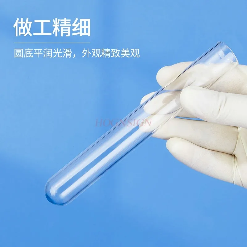 Tubos de Teste de Vidro com Rolhas Uso de Laboratorio Boca Plana de Fundo Redondo tubos de teste de vidro com rolhas uso de laboratorio boca plana de fundo redondo