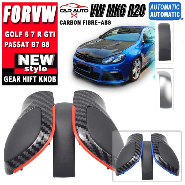 Wildleder Leder dsg Schaltknauf Getriebe Seiten abdeckung dsg Emblem für vw  Golf 6 Golf 7 r gti Passat b7 b8 cc r20 jetta mk6 gli - AliExpress