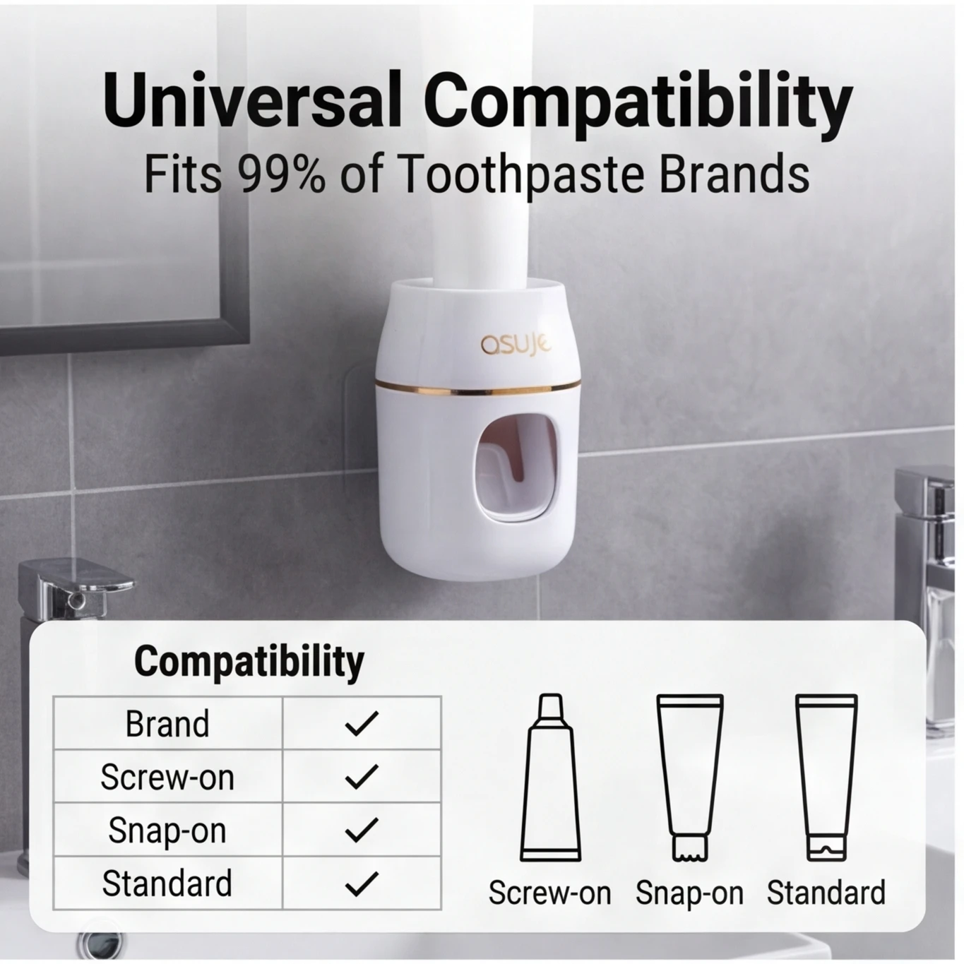 Automatic Toothpaste Refill Rack Squeezer And Dispenser - Image 3