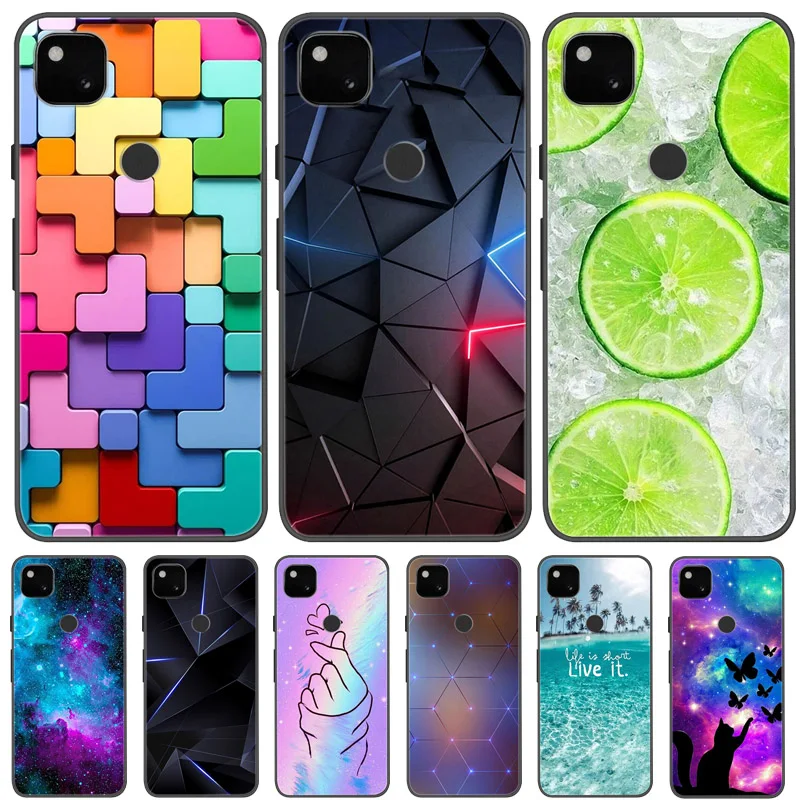 Custodia In Silicone Per Google Pixel 4A Custodia 5.81 Silicone Pixel 4A 5G Cover Posteriore Custodia Per Telefono Per Google Pixel 4 A 4A 4G 5G Custo
