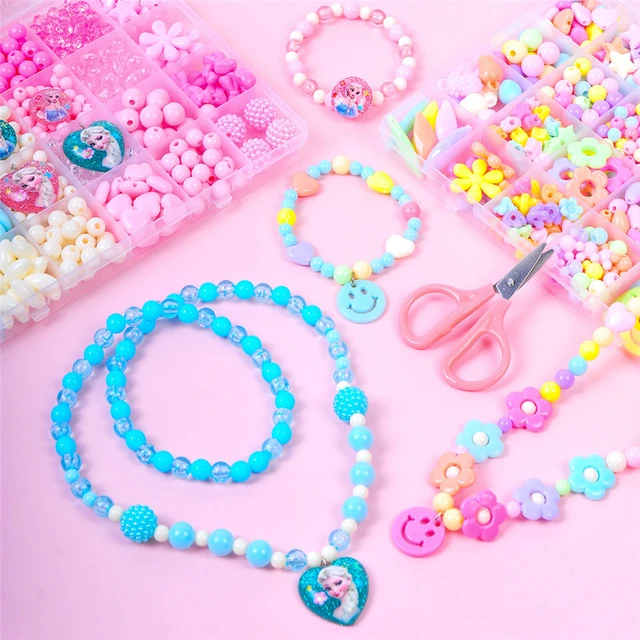 Perles en argile polymère pour enfants et filles, Kit de fabrication de  bijoux, Bracelet, collier, bricolage, artisanat, cadeaux, nouvelle  collection - AliExpress